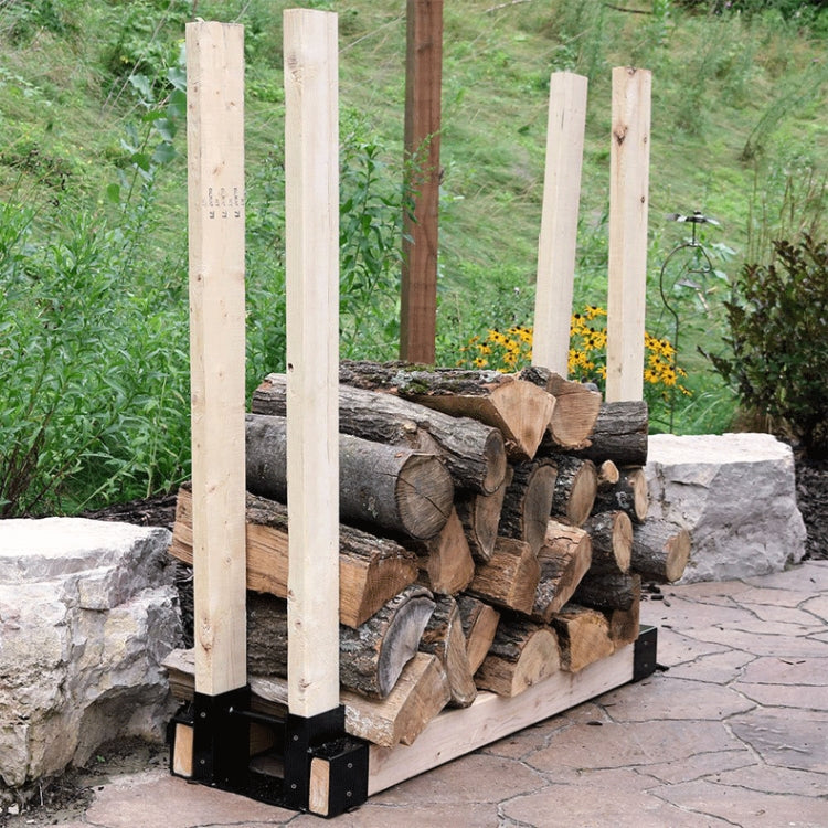 Scaffali per legna da ardere per impieghi gravosi Scaffali per stoccaggio in legno per interni ed esterni, Wood Storage Racks
