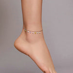 SCT020 Cavigliera in argento Rainbow Love S925 Cavigliera in argento, SCT020