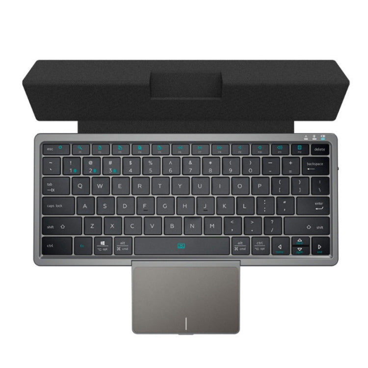 KF7800 Tastiera nascosta Bluetooth senza fili del computer portatile della compressa del touchpad con cuoio dell'unità di elaborazione, KF8700 (Blue), KF8700 (Black), KF8700 (White), KF8700 (Pink)