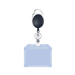 2 PCS Custodia per carte impermeabile retrattile multifunzionale Portachiavi Anello Custodia per carte