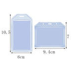 2 PCS Custodia per carte impermeabile retrattile multifunzionale Portachiavi Anello Custodia per carte