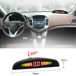 Sistema di sensori di parcheggio con avvisatore acustico e display LCD