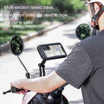 WEST BIKING Supporto per telefono impermeabile e antiurto per bicicletta, stile:, Handlebar, Raise Handlebar