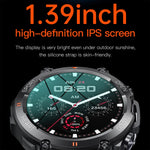 K56Pro 1,39 pollici frequenza cardiaca/pressione sanguigna/monitoraggio dell'ossigeno nel sangue Smart Calling Watch