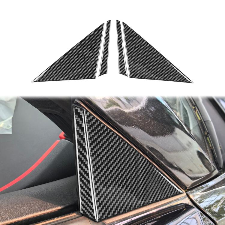 Adesivi decorativi esterni per montante A, set da 4 pezzi, per Chevrolet Corvette C8