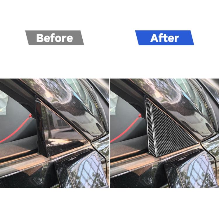 Adesivi decorativi esterni per montante A, set da 4 pezzi, per Chevrolet Corvette C8