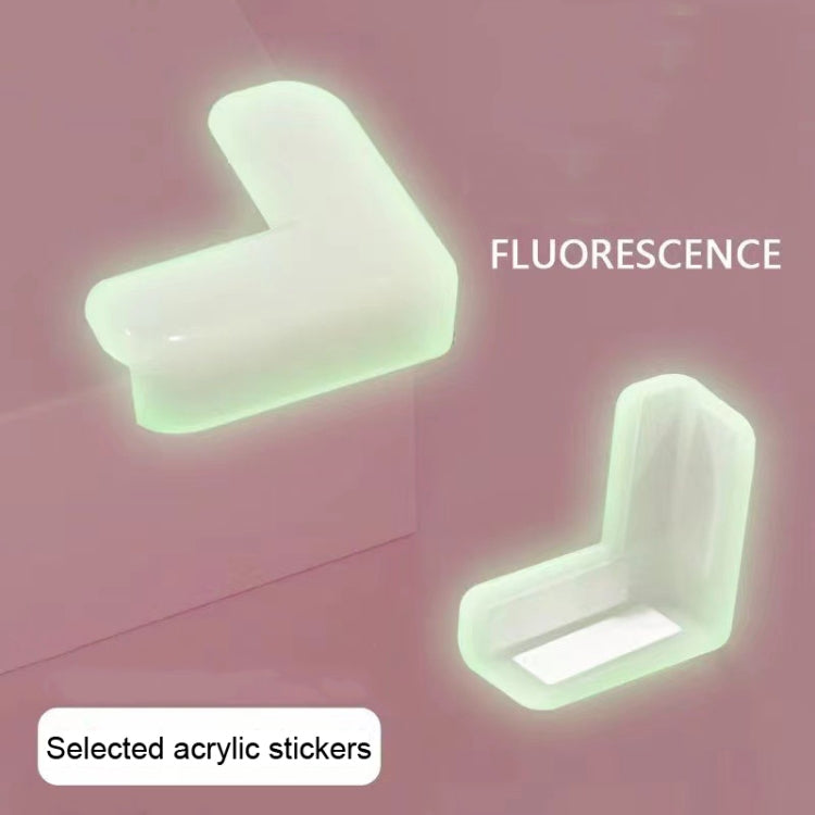 10 pezzi protezione angolare trasparente per tavolino da caffè ad angolo luminoso anti-urto, stile:, L-shape, Teardrop, Butterfly Type