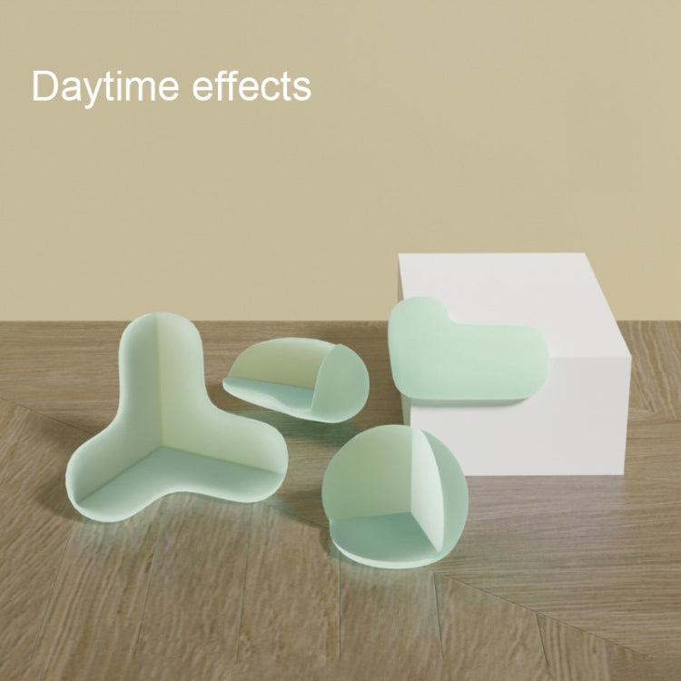 10 pezzi protezione angolare trasparente per tavolino da caffè ad angolo luminoso anti-urto, stile:, L-shape, Teardrop, Butterfly Type