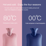 Grande borsa per acqua calda in PVC iniettato ad acqua antideflagrante, specifiche:, 1000ml (Light Pink), 1000ml (Leather Pink), 1000ml (Orange), 1000ml (Bean Green), 1000ml (Light Gray), 1000ml (Dark Gray), 1000ml (Navy Blue), 1000ml (Sky Blue)       ...