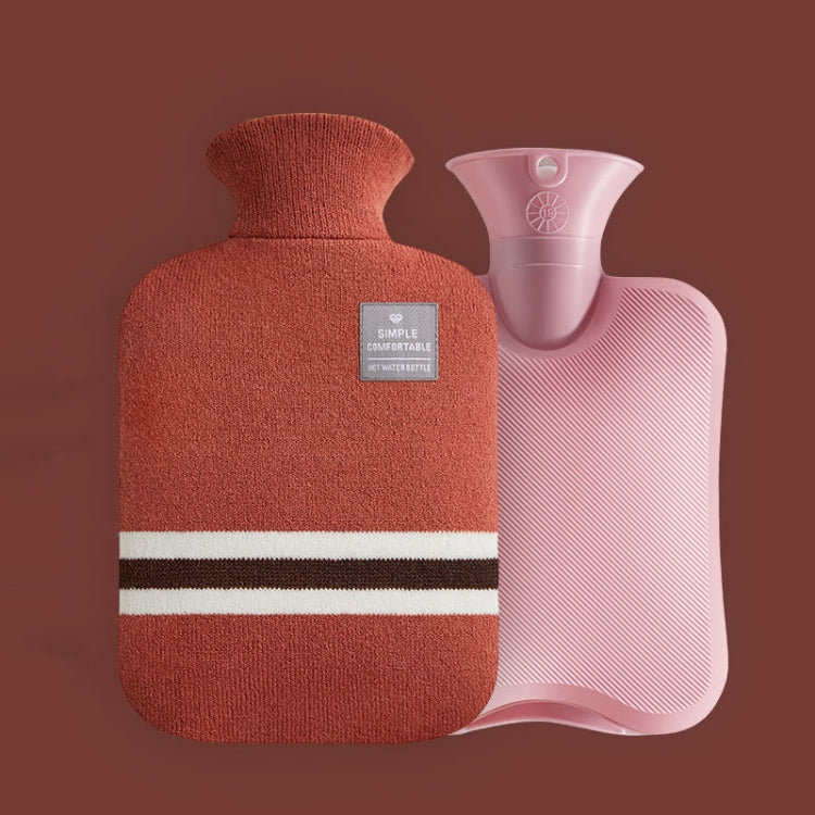 Grande borsa per acqua calda in PVC iniettato ad acqua antideflagrante, specifiche:, 1000ml (Light Pink), 1000ml (Leather Pink), 1000ml (Orange), 1000ml (Bean Green), 1000ml (Light Gray), 1000ml (Dark Gray), 1000ml (Navy Blue), 1000ml (Sky Blue)       ...