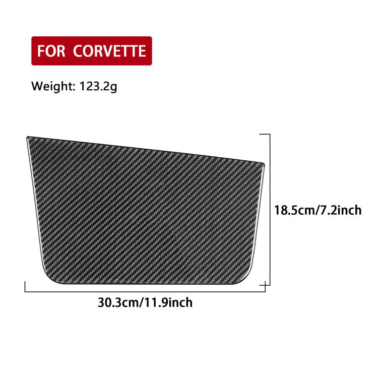 Adesivo per pannello passeggero per Chevrolet Corvette C8 con guida a sinistra, Left-Hand Drive