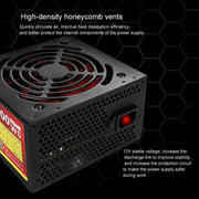 Alimentatore per computer JBON 500WS ATX 12V con ventola da 12 cm, 500WS