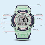 SYNOKE 9810 Orologio sportivo multifunzionale luminoso impermeabile per studenti