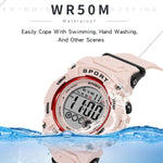 SYNOKE 9810 Orologio sportivo multifunzionale luminoso impermeabile per studenti