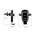 Supporto di ricarica wireless per telefono per auto Gravity S19 15W, S19 Blue, S19 Black, S19 White