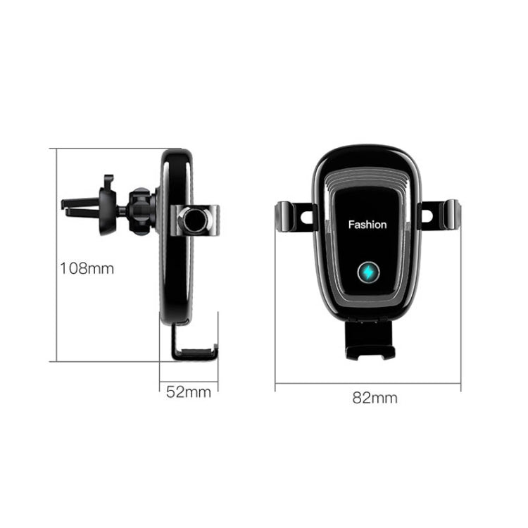 Supporto di ricarica wireless per telefono per auto Gravity S19 15W, S19 Blue, S19 Black, S19 White