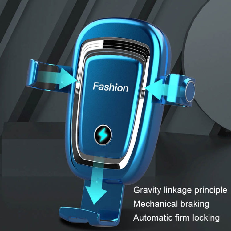 Supporto di ricarica wireless per telefono per auto Gravity S19 15W, S19 Blue, S19 Black, S19 White
