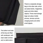 SF001 Borsa per appendere il bracciolo del divano in tessuto Oxford Borsa per la conservazione della casa, Oxford Cloth Black, Oxford Cloth Coffee, Oxford Cloth Beige, Oxford Cloth Blue