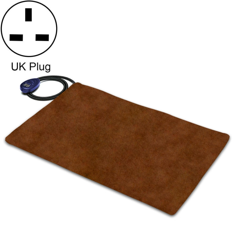 Coperta elettrica per animali domestici con cuscino riscaldante per animali domestici caldo multifunzionale a bassa tensione 12V, 65x40cm Coffee