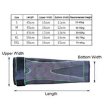 Ginocchiere estese per sport da equitazione in maglia di nylon, M