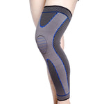 Ginocchiere estese per sport da equitazione in maglia di nylon, L
