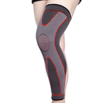 Ginocchiere estese per sport da equitazione in maglia di nylon, L