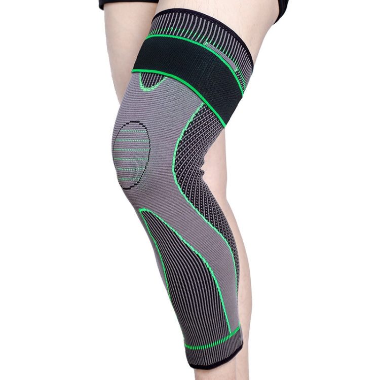 Ginocchiere estese per sport da equitazione in maglia di nylon, L