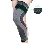 Ginocchiere estese per sport da equitazione in maglia di nylon, L