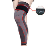 Ginocchiere estese per sport da equitazione in maglia di nylon, L