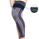 Ginocchiere estese per sport da equitazione in maglia di nylon, L