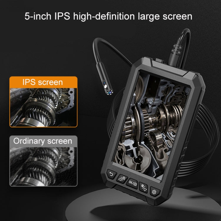 Endoscopio HD 5" IPS con schermo per ispezioni industriali