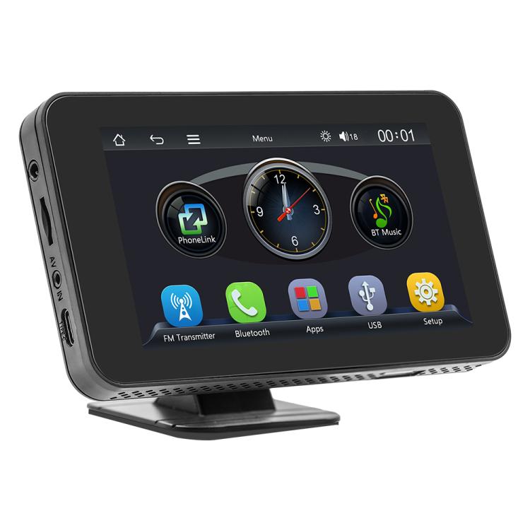 Riproduttore wireless schermo 4,7" con CarPlay e Android Auto