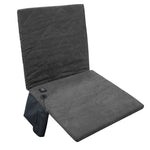Cuscini riscaldanti USB per campeggio invernale all'aperto con schienale, With Backrest Black, With Backrest Gray, With Backrest Khaki