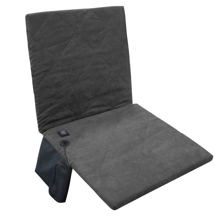 Cuscini riscaldanti USB per campeggio invernale all'aperto con schienale, With Backrest Black, With Backrest Gray, With Backrest Khaki
