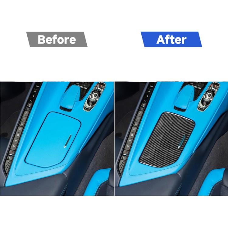 Adesivo per la copertura del pannello di controllo centrale con guida a destra per Chevrolet Corvette C8., Right-Hand Drive
