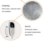 Scaldapiedi elettrico riscaldato con plug 100-240V