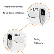 Scaldapiedi elettrico riscaldato con plug 100-240V