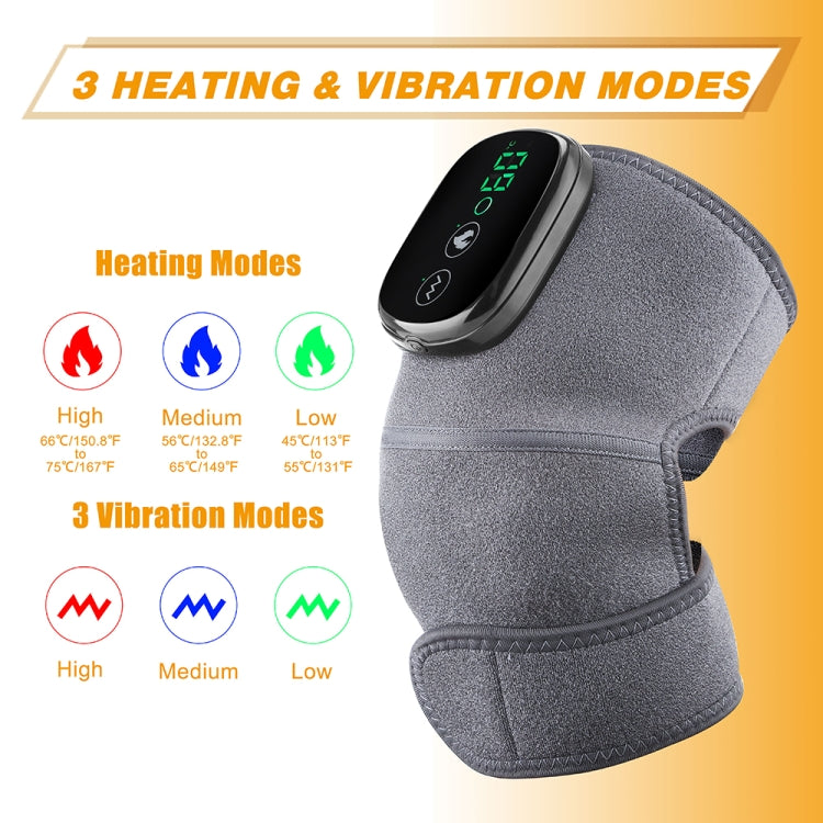 Terapia di riscaldamento elettrica Massaggiatore per ginocchio Ginocchiera per massaggio a vibrazione, Knee Pad