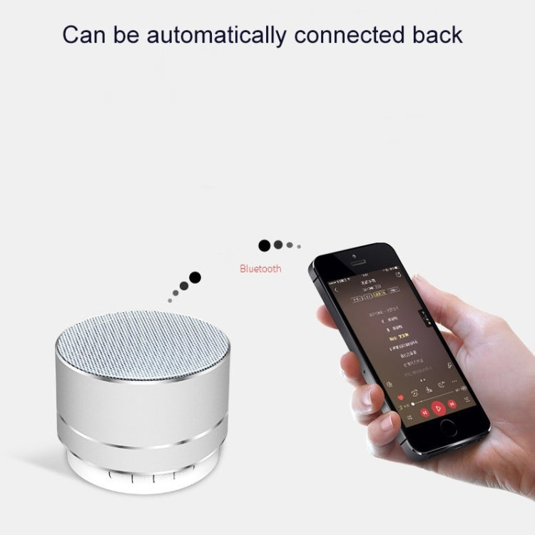 Mini altoparlante Bluetooth wireless in metallo