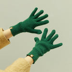 227-A0124 Guanti touchscreen caldi in maglia di lana a righe Guanti invernali da ciclismo caldi