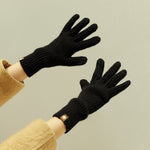 227-A0124 Guanti touchscreen caldi in maglia di lana a righe Guanti invernali da ciclismo caldi