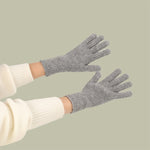 227-A0124 Guanti touchscreen caldi in maglia di lana a righe Guanti invernali da ciclismo caldi