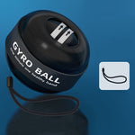 Dispositivo magnetico per fitness con decompressione per allenamento giroscopico con sfera da polso, colore:, All Black, Black, Red, Blue, Black With Light, Red With Light, Blue With Light, Metal With Light, Six Color Flash