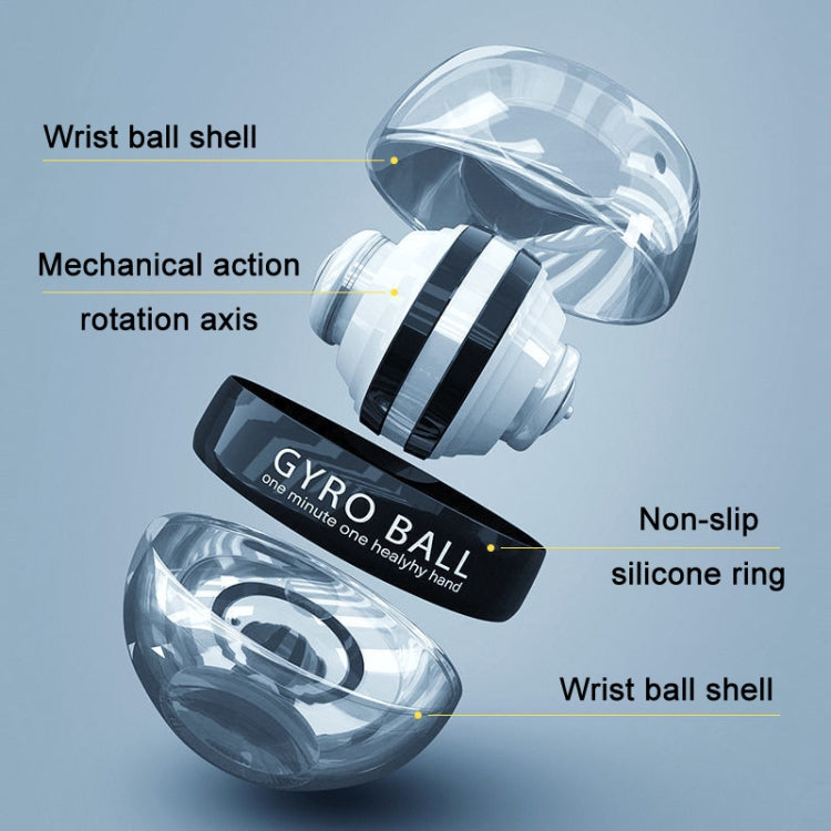 Dispositivo magnetico per fitness con decompressione per allenamento giroscopico con sfera da polso, colore:, All Black, Black, Red, Blue, Black With Light, Red With Light, Blue With Light, Metal With Light, Six Color Flash