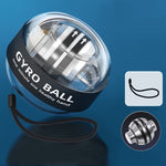 Dispositivo magnetico per fitness con decompressione per allenamento giroscopico con sfera da polso, colore:, All Black, Black, Red, Blue, Black With Light, Red With Light, Blue With Light, Metal With Light, Six Color Flash