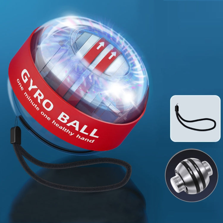 Dispositivo magnetico per fitness con decompressione per allenamento giroscopico con sfera da polso, colore:, All Black, Black, Red, Blue, Black With Light, Red With Light, Blue With Light, Metal With Light, Six Color Flash