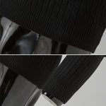 Maglione da uomo a maniche lunghe con collo alto e abiti casual in maglia, M, L, XL, XXL
