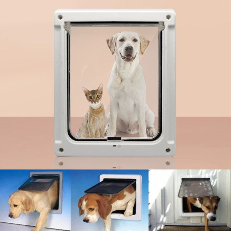 GM-01 Porta per animali Forniture per animali ABS Foro per porta per cani e gatti, GM-01 White
