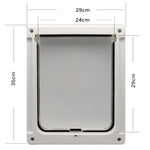 GM-01 Porta per animali Forniture per animali ABS Foro per porta per cani e gatti, GM-01 White