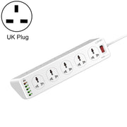 LDNIO SC10610 30W 10+6 porte Presa di ricarica rapida multifunzionale da viaggio per casa e ufficio, specifiche:, UK Plug, EU Plug, US Plug